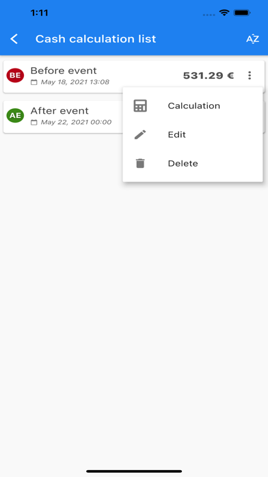 Euro Cash Calc Screenshot