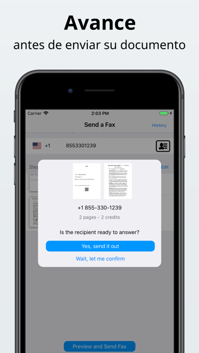 Receive & Recibir Fax Number