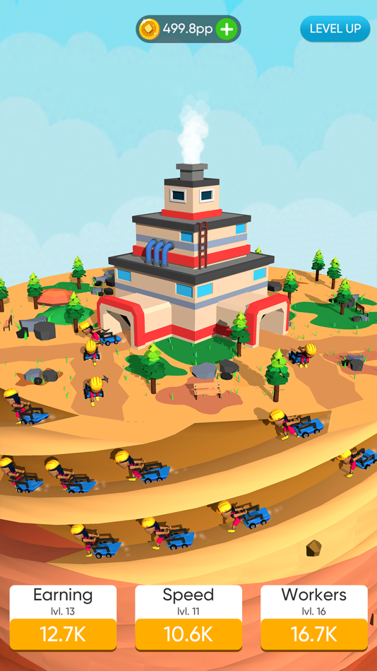 #3. Mining Tycoon 3D (iOS) 由: Sablo Studio