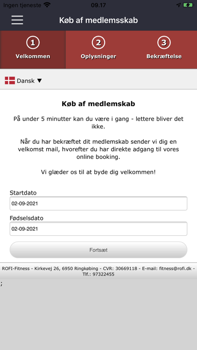 ROFI-Fitness Screenshot