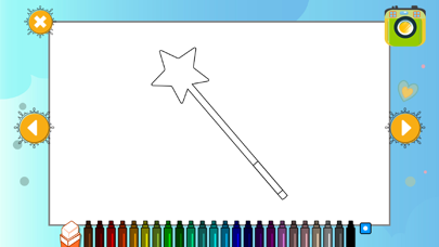 Princess Coloring Kids Games Screenshot