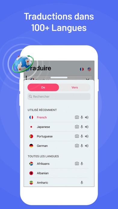 Screenshot #3 pour Traduire X: Vocal Photo Texte