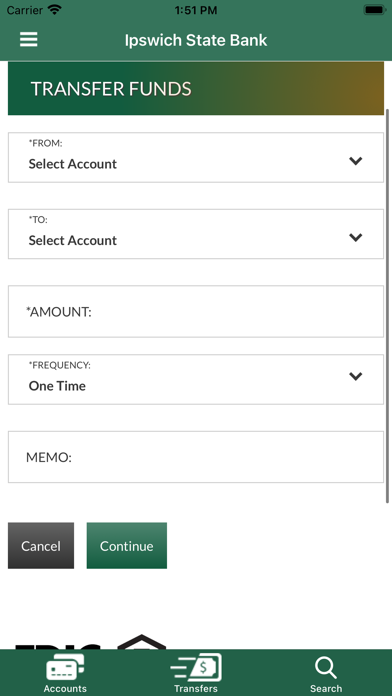 Ipswich State Bank Screenshot