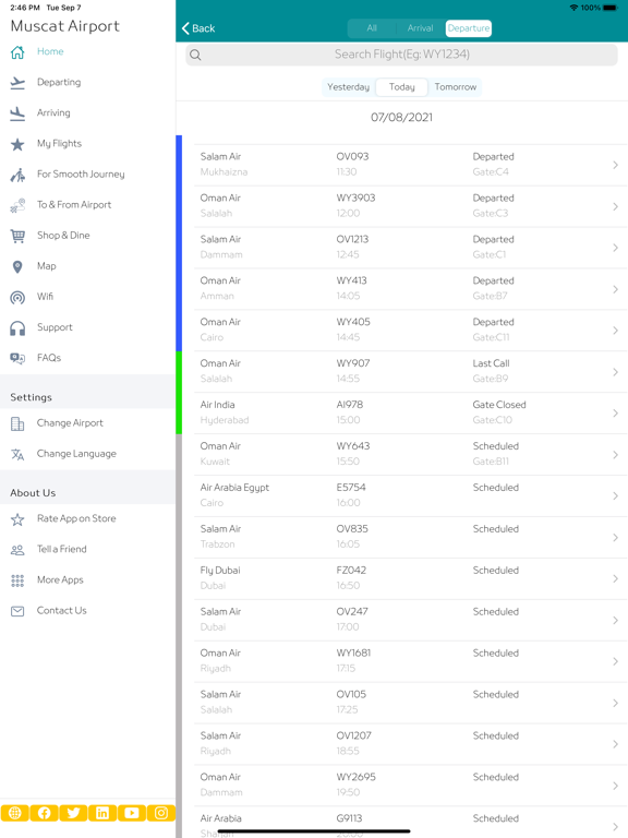Screenshot #5 pour Oman Airports