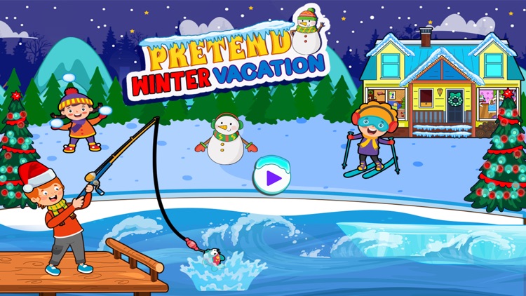 Pretend Play Winter Town Life