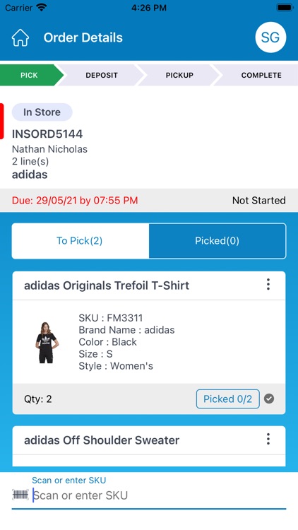 Luminate Order Fulfillment