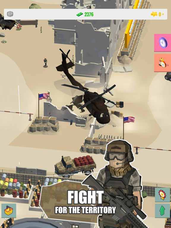 Idle Warzone 3d: Military Game iPad screenshot 6 - Games app