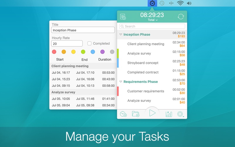 chrono plus - time tracker iphone screenshot 2