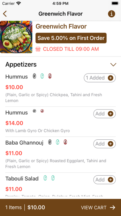 Greenwich Flavor Screenshot