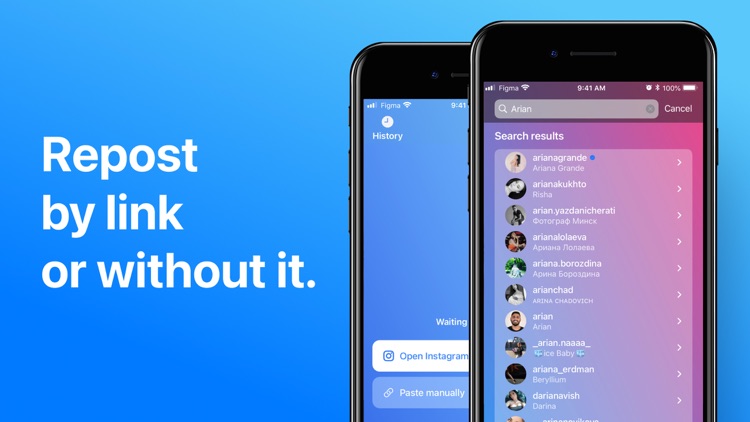 Repost for Instagram © screenshot-4