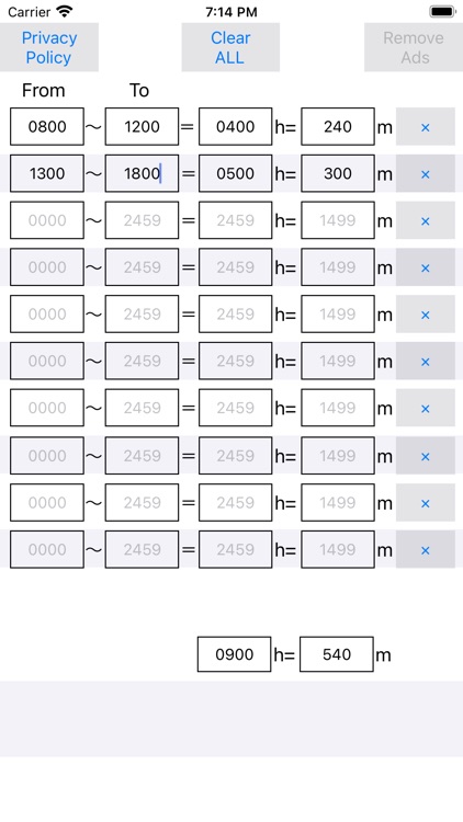 Time Calculators Total Time