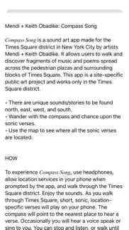 m. + k. obadike: compass song iphone screenshot 3