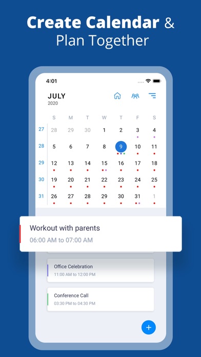 Screenshot #2 pour Daeken Shared Family Calendar