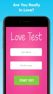 love tester - crush test quiz iphone screenshot 1