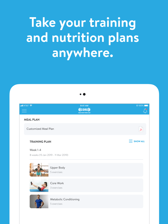 Screenshot #5 pour Core Family Fitness