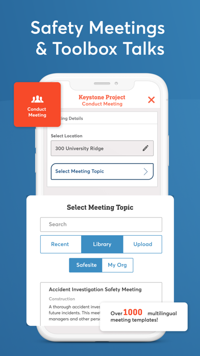 Safesite Safety Management App Screenshot