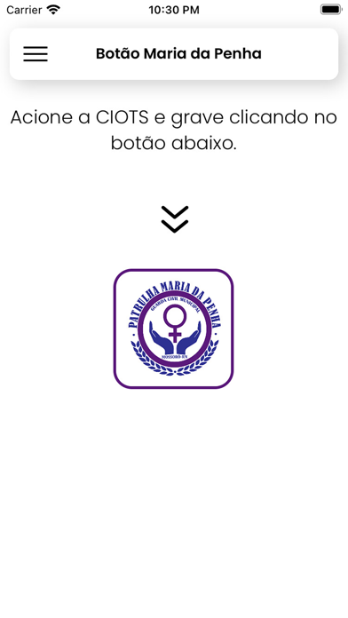 Botão Maria da Penha Screenshot