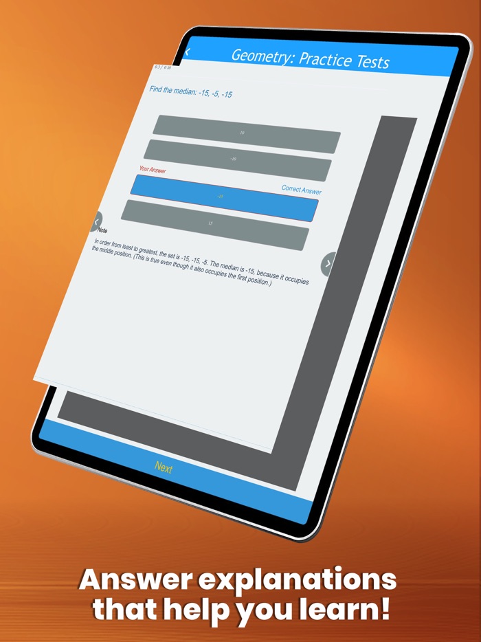 GED Math Test by White Comet