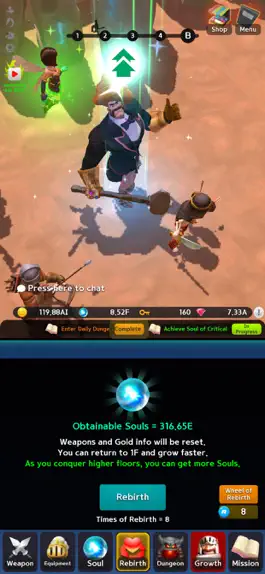 Game screenshot Infinite Knight hack