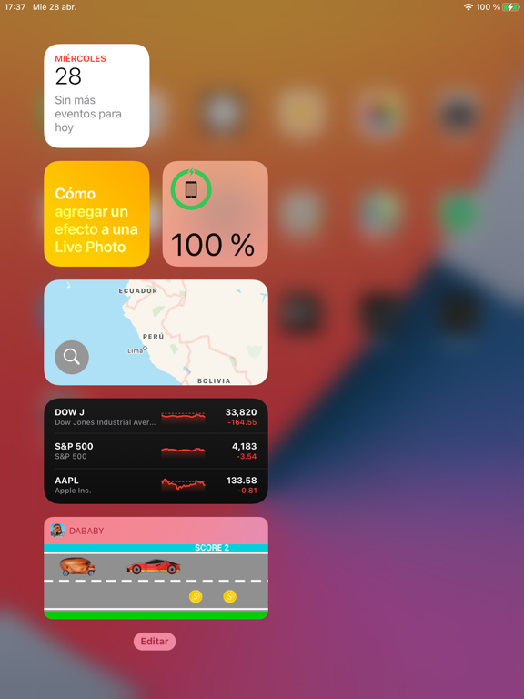 App screenshot