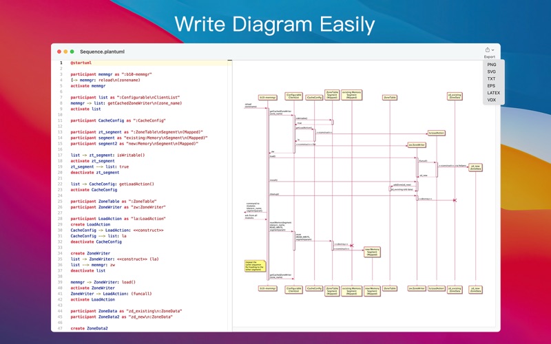 Screenshot #2 pour EasyPlantUML