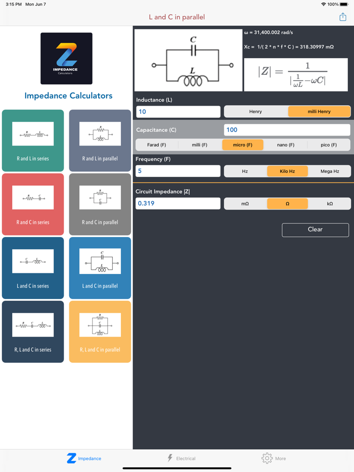 Impedance Calculators