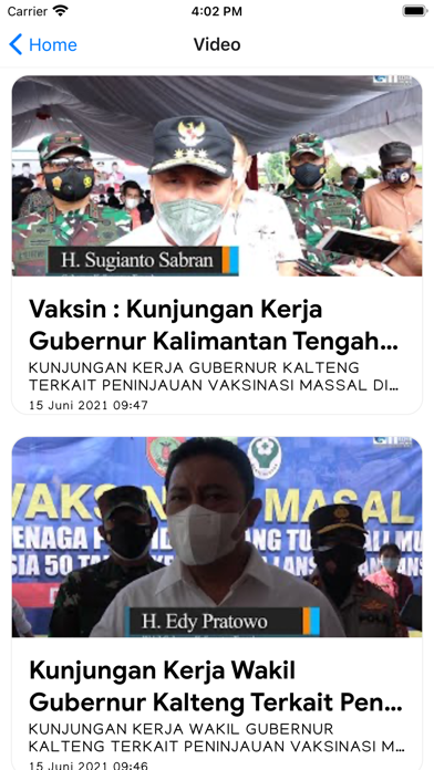 Kalteng Mobile Screenshot