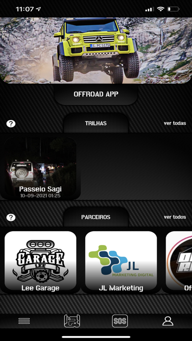 Off Road App Screenshot