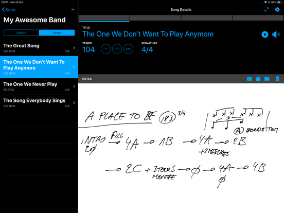 Screenshot #4 pour Metronotes3 - Métronome Live