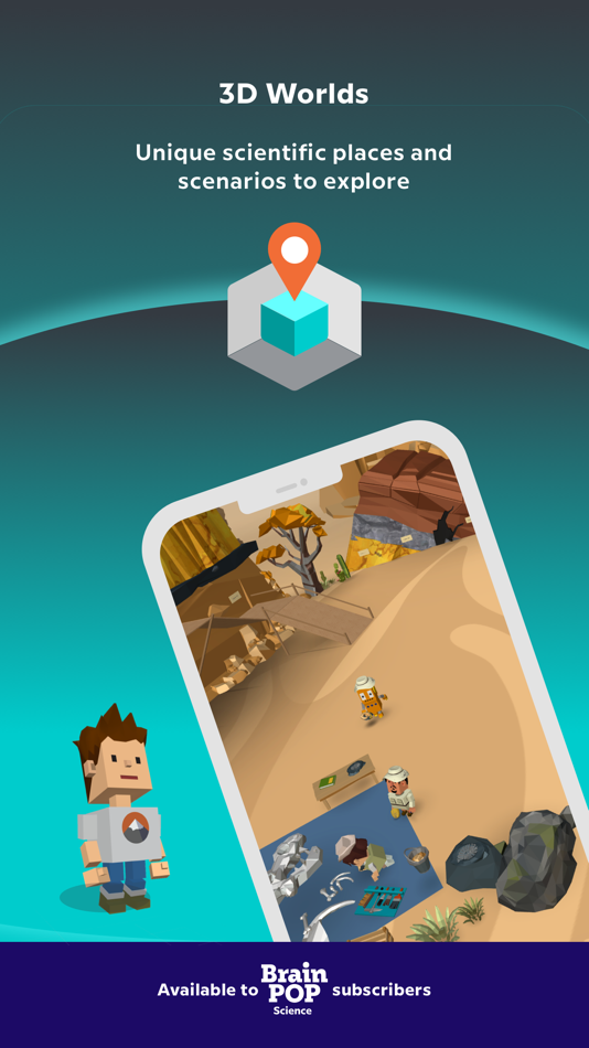 #1. BrainPOP 3D Worlds (iOS) 由: BrainPOP®