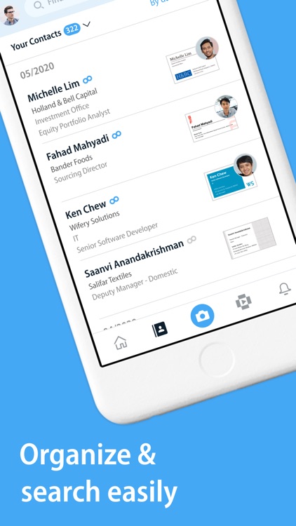 Eight: Visiting card scanner