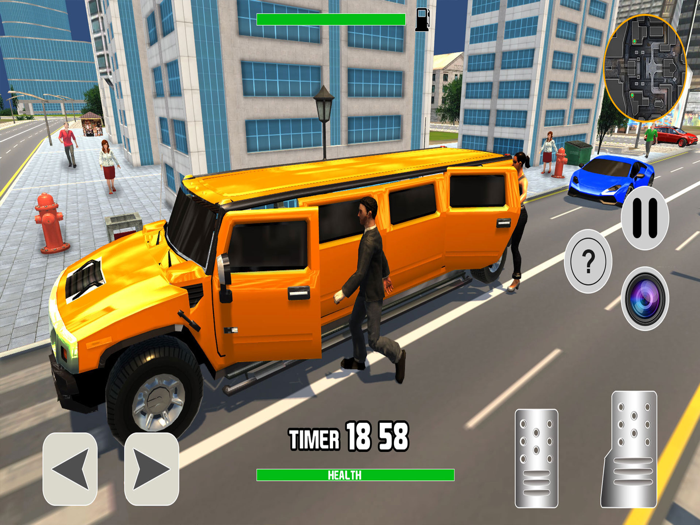 Limousine Taxi Driving 3D