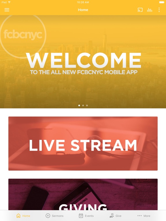 FCBCNYC iPad screenshot 1 - Education app