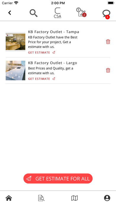 Countertop Stores Association Screenshot