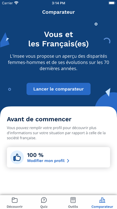 Insee Mobile Screenshot