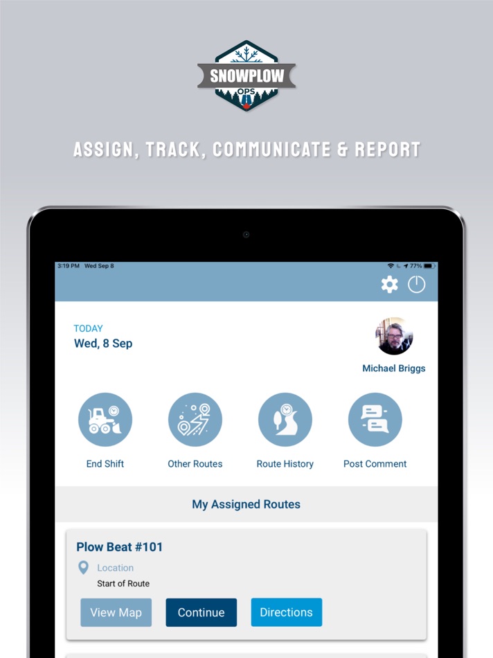 #2. SnowPlow Ops (iOS) By: Michael Briggs