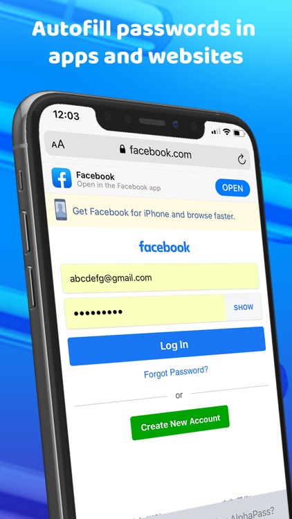 AlphaPassword Password Manager