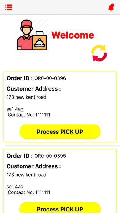 DeliveryPerson Screenshot