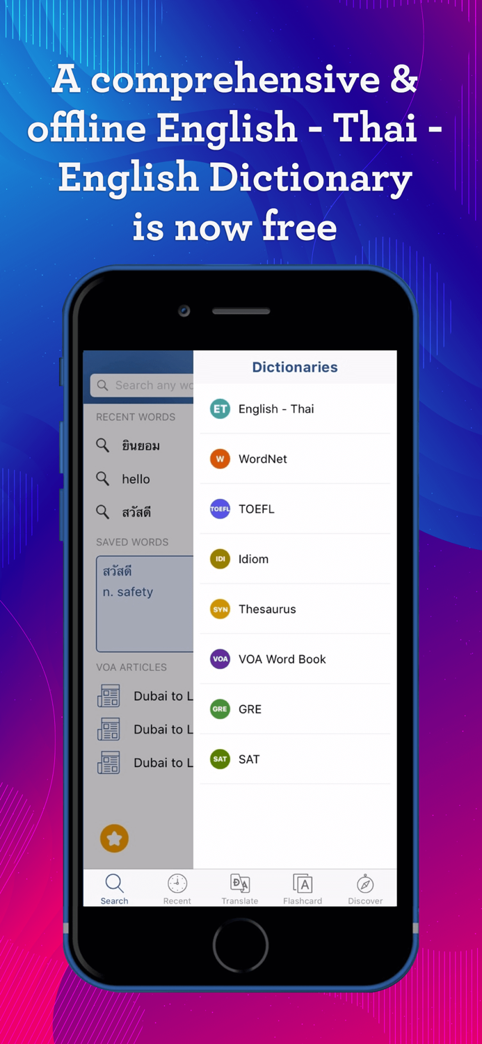 Thai English Dictionary 2021