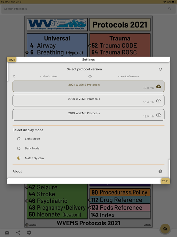 Screenshot #6 pour WVEMS Protocols & Operational