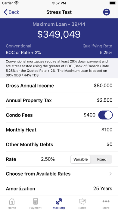 Your Mortgage App Screenshot
