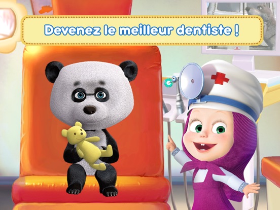 Screenshot #5 pour Masha et Michka Jeux Dentiste