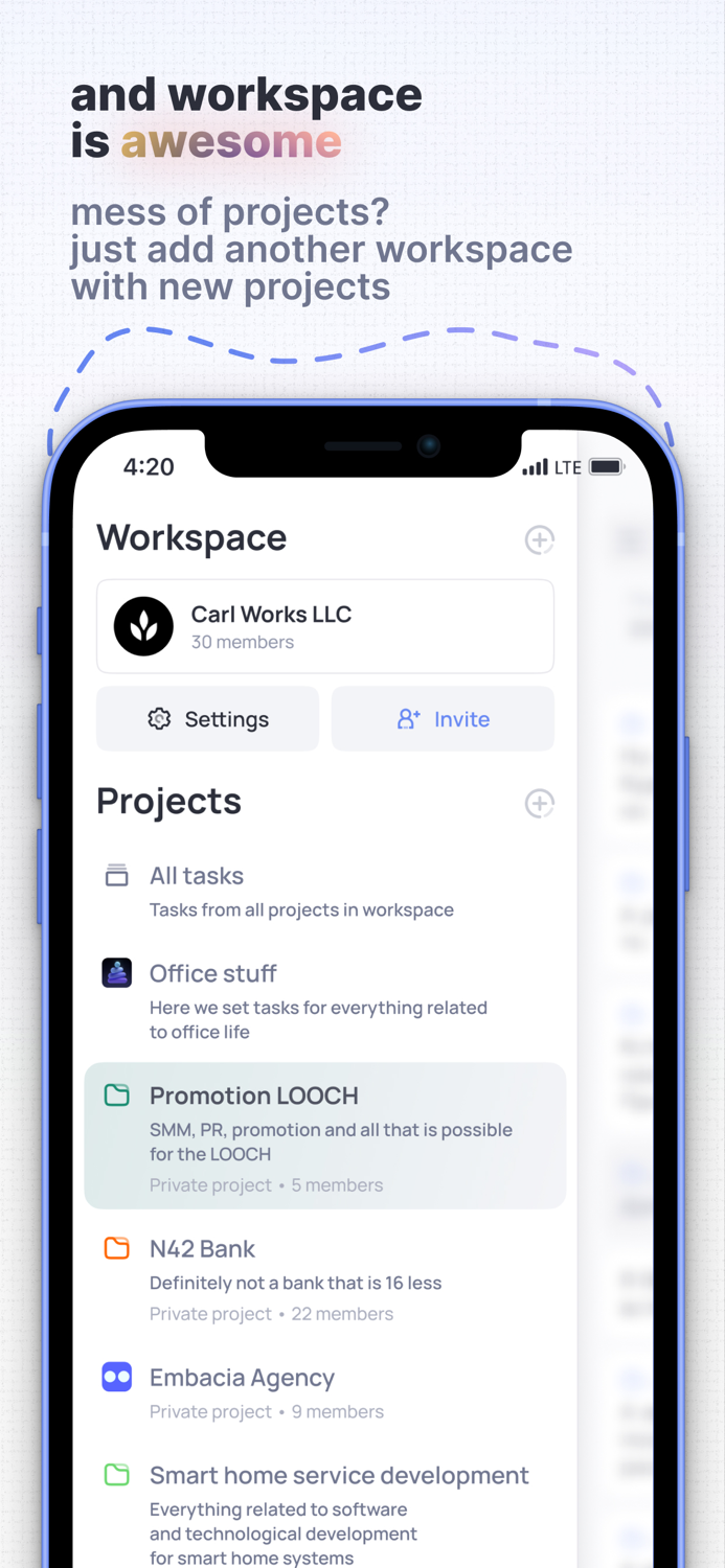 WEEEK — Tasks projects notes