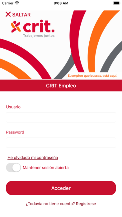 CRIT Empleo Screenshot