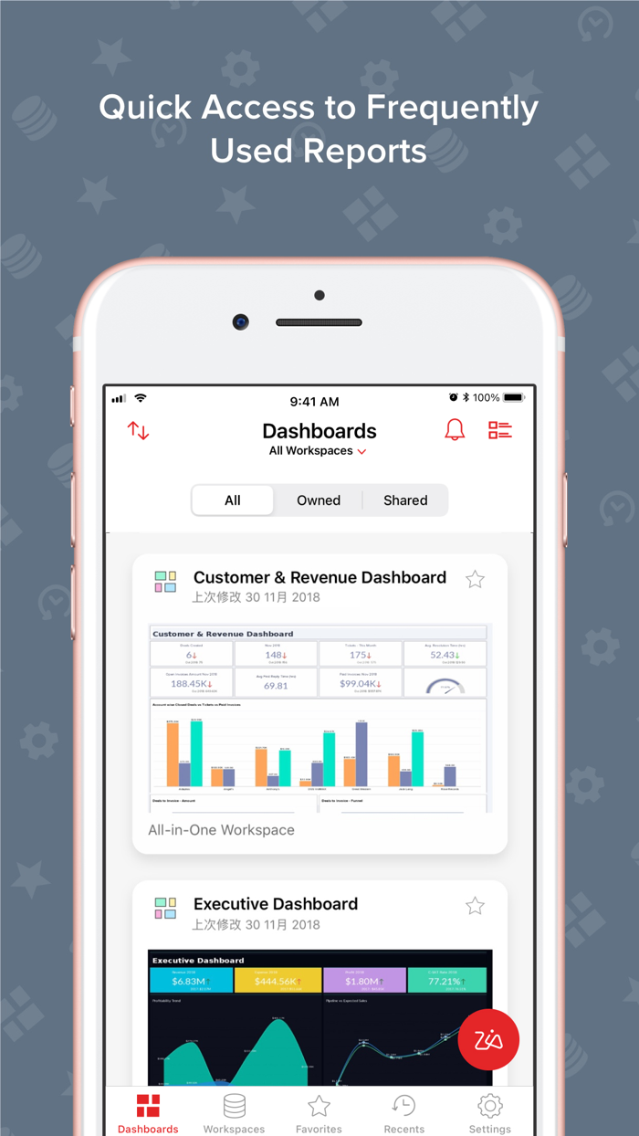 Zoho Analytics - Mobile BI App
