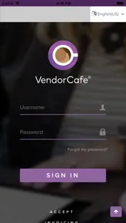 vendorcafe iphone screenshot 2