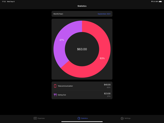 Screenshot #5 pour Budget Buddy: Track expenses