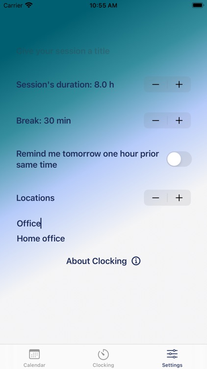 Clocking screenshot-4