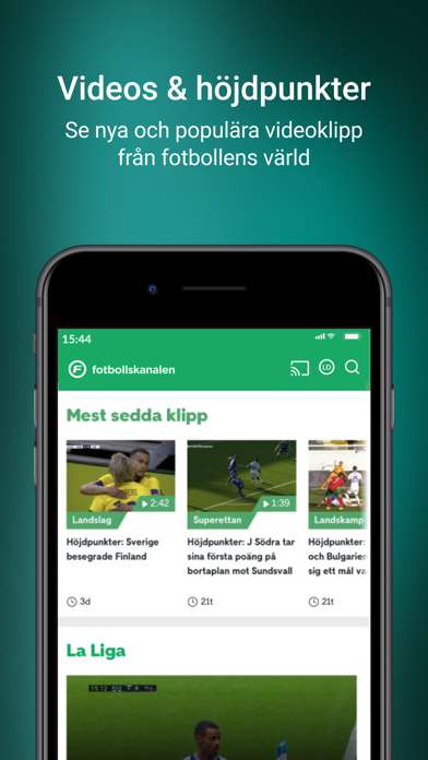 Fotbollskanalen Screenshot