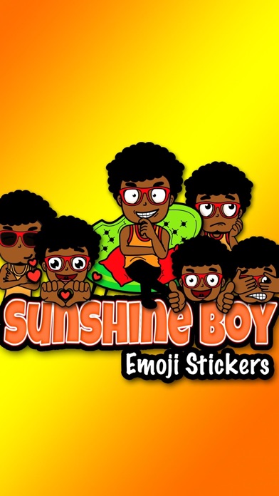 Sunshine Boy Emoji Stickers Screenshot